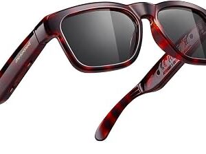 Lentes Inteligentes Bluetooth 5.2 con Audio Open Ear, Control por Voz y Micrófono HD